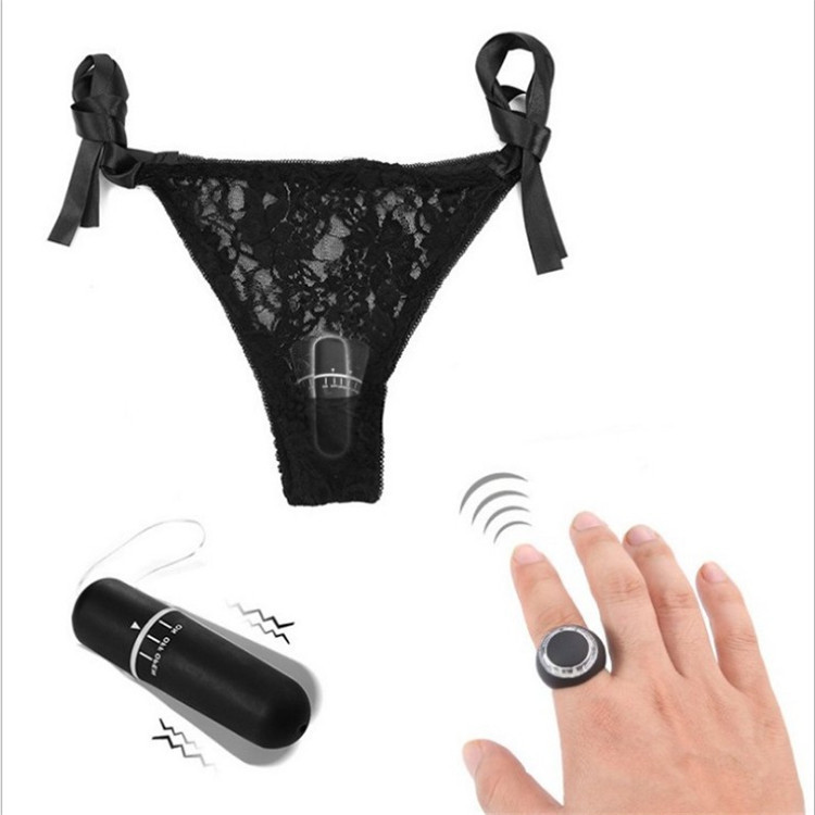 Wearable vibrating panties with remote control