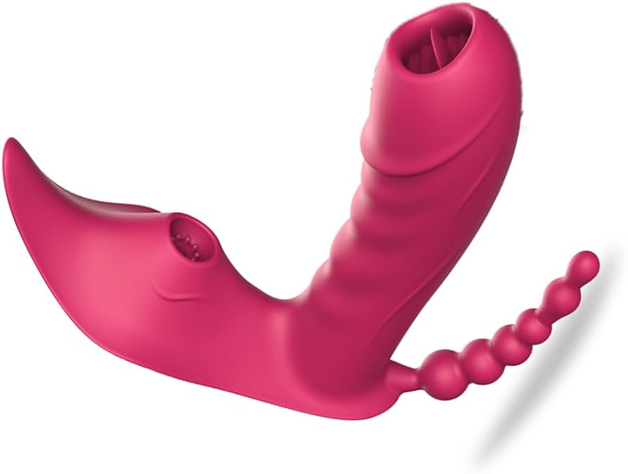G-spot vibrator with anal play