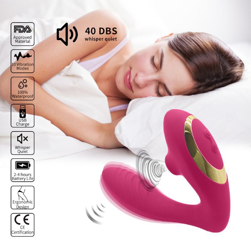 2in 1 sucking dildo vibrator - Image 2