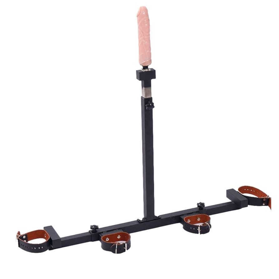 Leg spreader with dildo